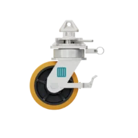 Roues 3t avec twistlock avec frein